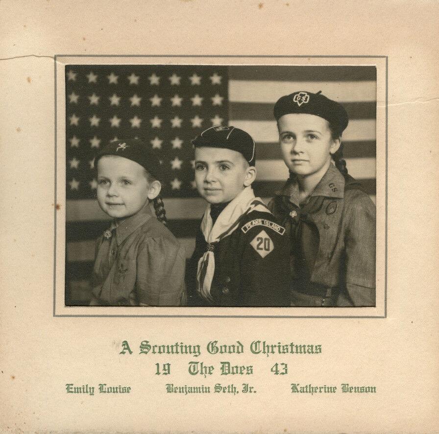 American family Christmas greetings