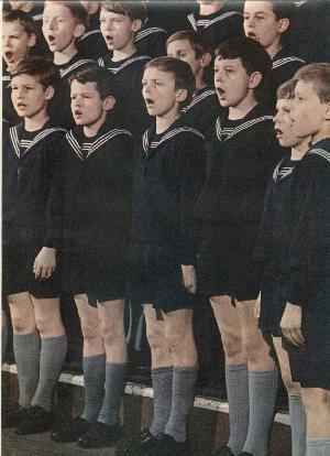 German sailor suit choir uniform