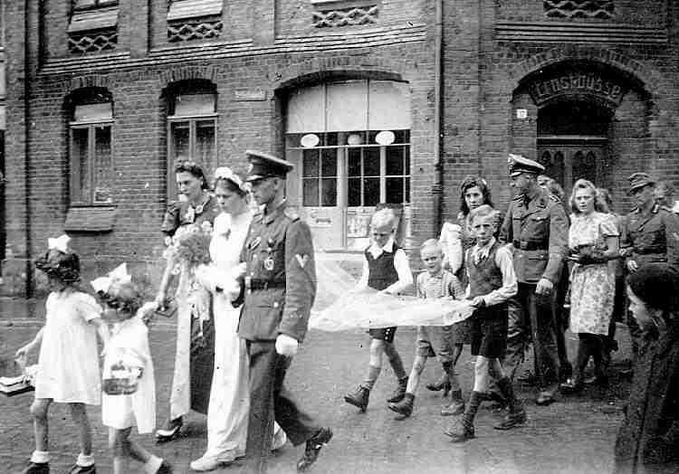 German World war II wedding
