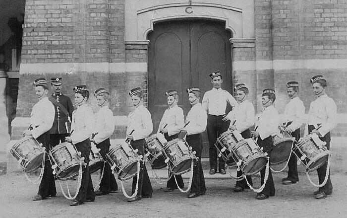 British boys drum corps