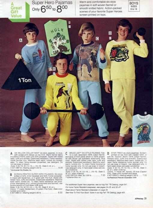 American mail order catalogs with boys clothes -- the 1980s