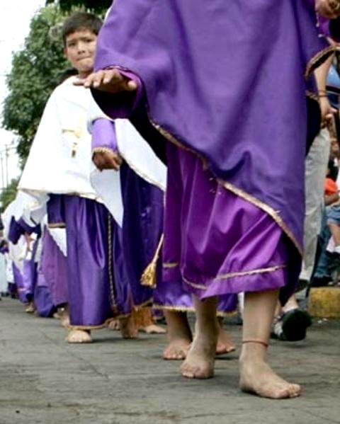 Guatemala religious percession children