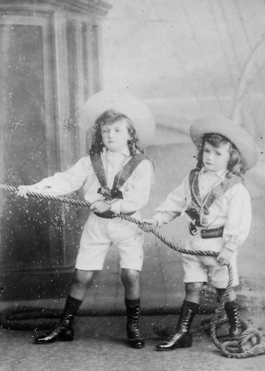 English boys hosiery 19th century
