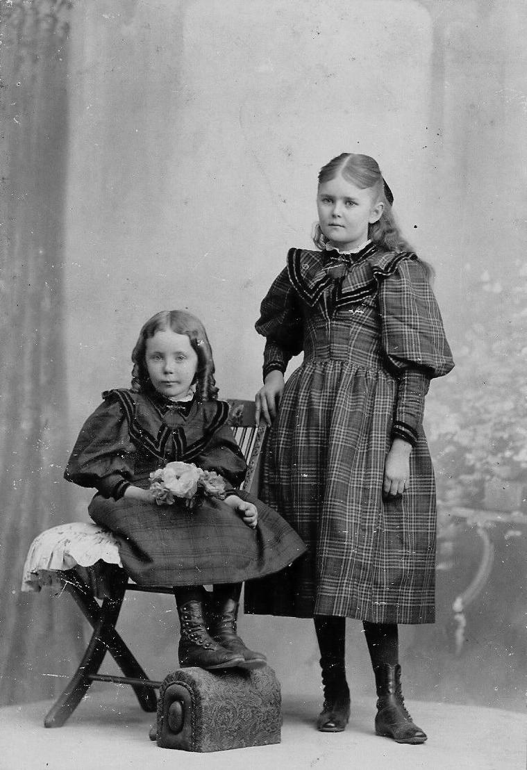 American girls hem lines 19th century 