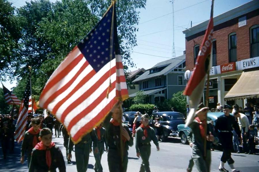 Boy Scouts in parades