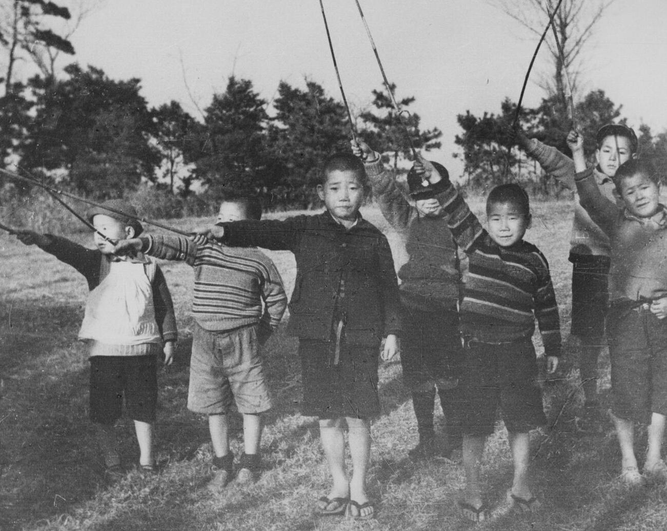 Japanese boys play