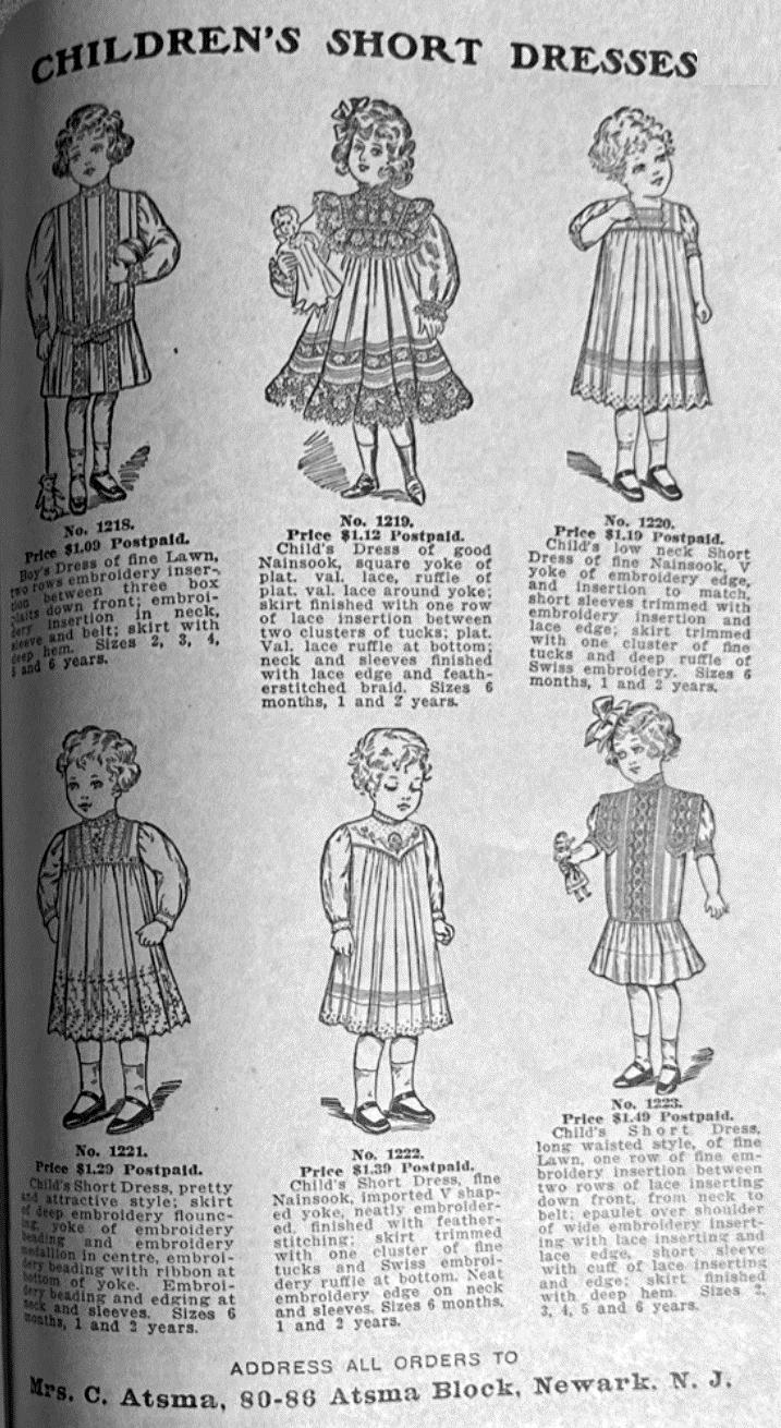 Atsma children's dresses
