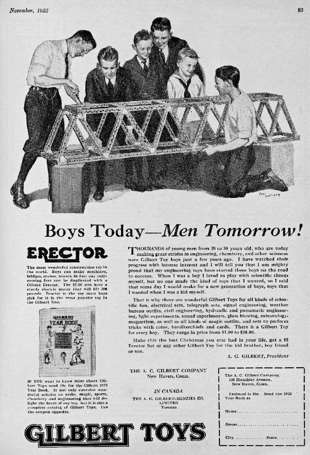 advertising boys clothes 1925