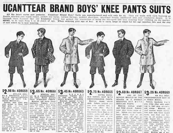 knee pants - terminology