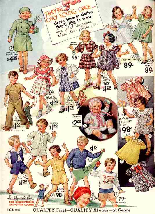1930s children styles