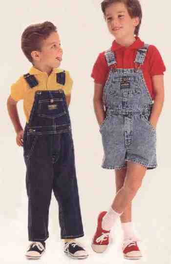 children's denim overalls