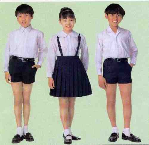 standard Japanese school uniforms