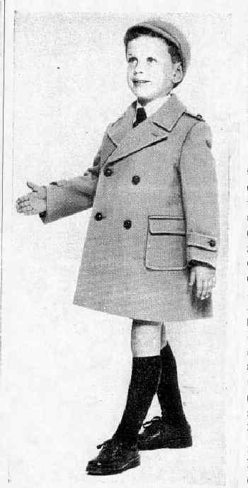 classic boys' cammelhair coat
