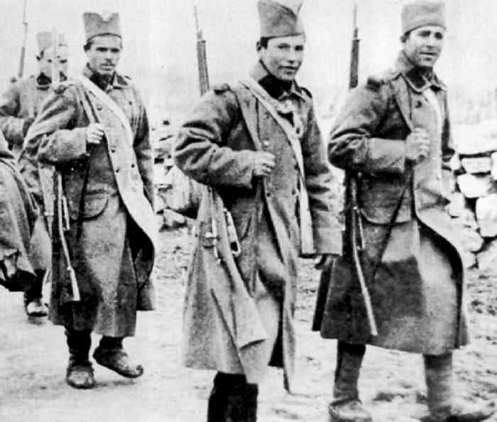 Serb great retreat World War I