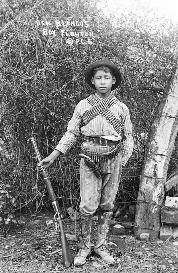 Mexican boy soldier