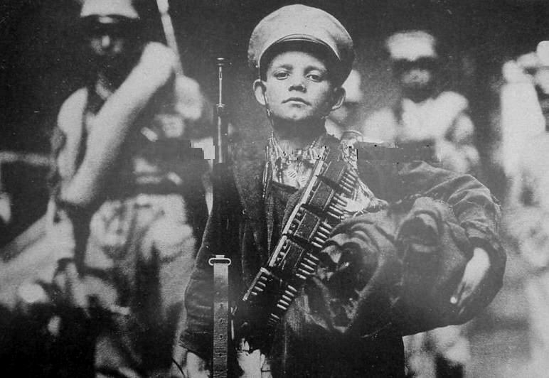 Mexican Revolution boy soldier 