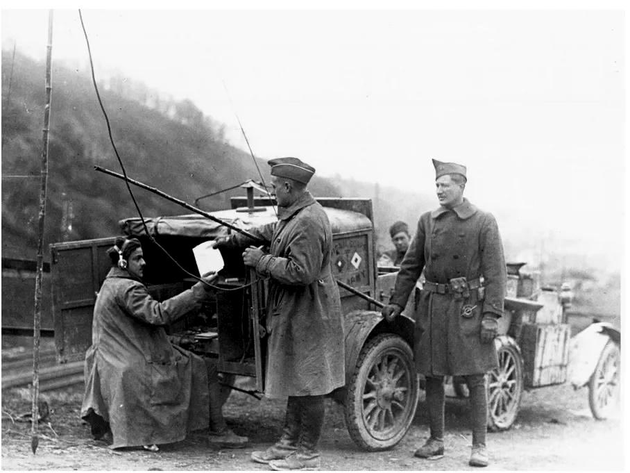 American World War I mobile radio unit