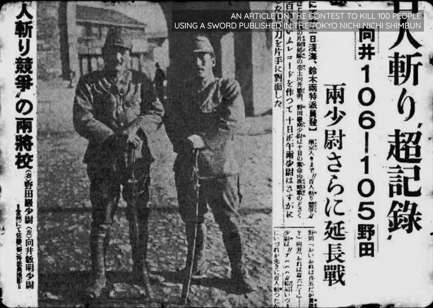 Japanese beheading civilians