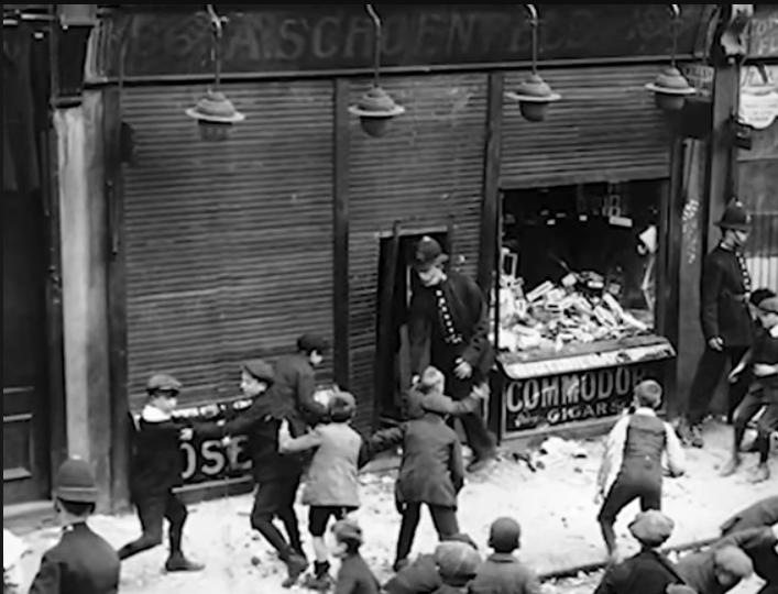 World War I: --England anti-German actions 